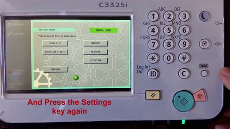 Press the keys 2 and 8 at the same time for a second. . Canon service mode password